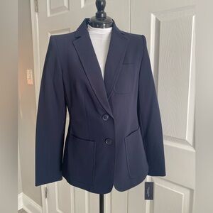 NWT Tommy Hilfiger Women's Navy Structured Two-Button Blazer size S